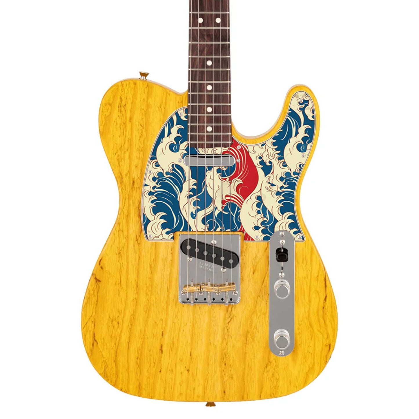 Fender Telecaster Gitárkoptató - Egyedi Telecaster pickguard - Japanese Waves