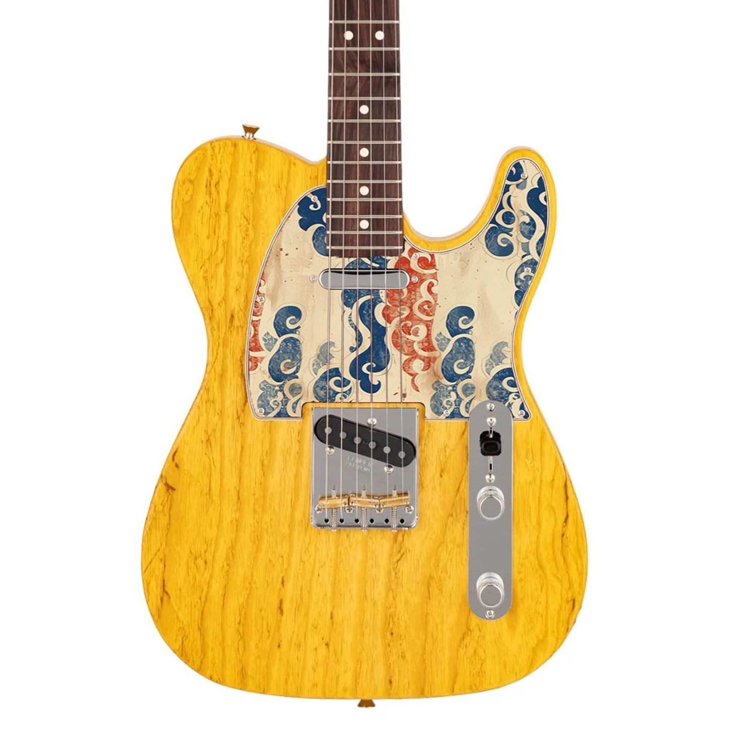 Fender Telecaster Gitárkoptató - Egyedi Telecaster pickguard - Japanese Waves