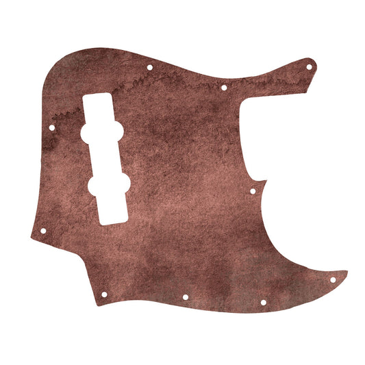 Különleges Jazz Bass gitár koptató meleg, rézszínű árnyalattal, amely klasszikus és modern hatást ötvöz