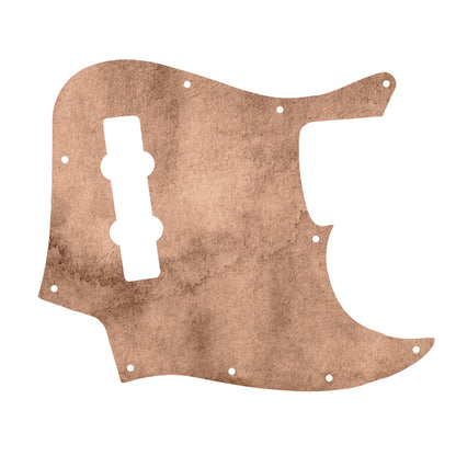 Különleges Jazz Bass gitár koptató kopott, bronzos hatású felülettel, amely egyedi és elegáns stílust kölcsönöz